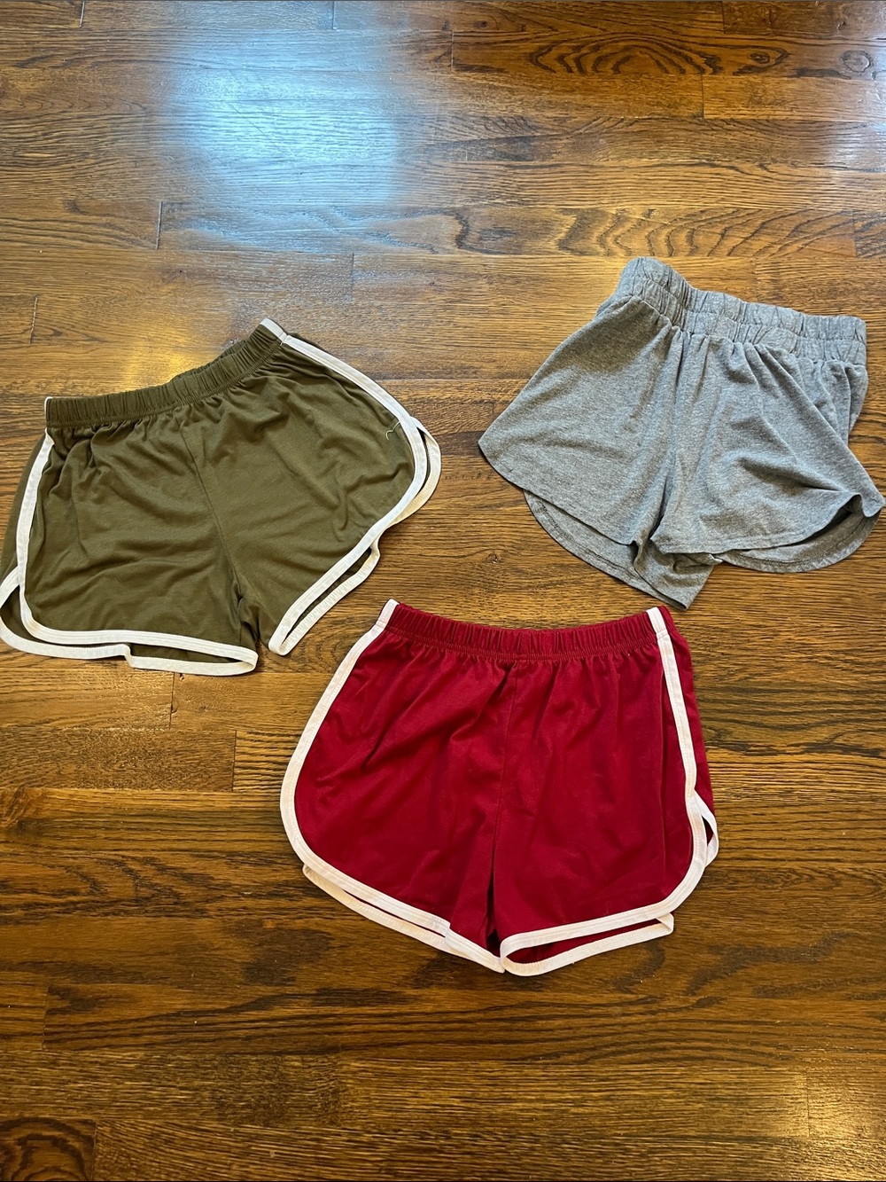 Three pair shorts women’s size 0 or extra small